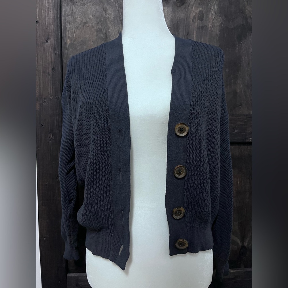 LC Lauren Conrad Dark Blue Cardigan